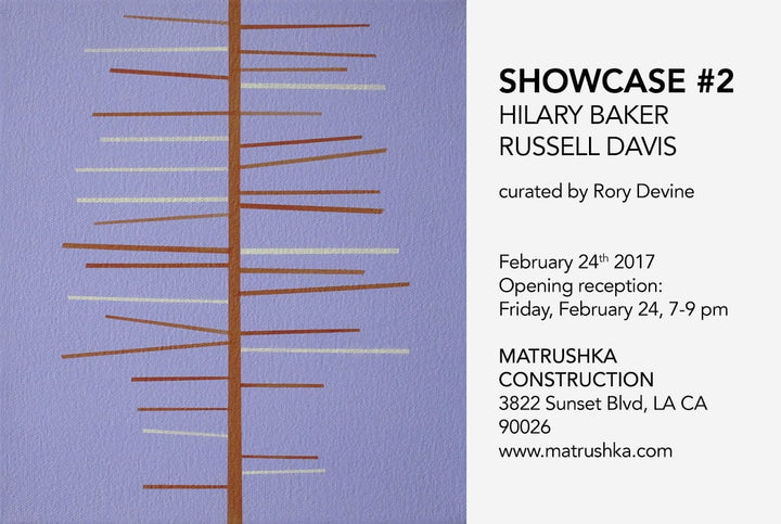 Showcase #2: Hilary Baker
