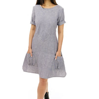 Agnes Blue Pocket Dress