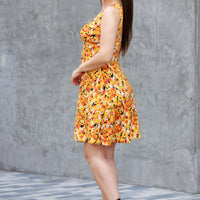 Yellow Fields of Flowers Sleeveless Cleopatra