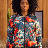 Red Moons at Night Bomber Jacket
