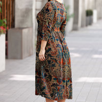 Burnout Velvet Dress