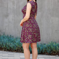 Magenta Mini Flowers Veronica Lake