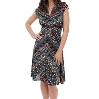 Hindu Stripes Veronica Lake Dress