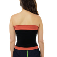 Black and Rust Desert Scene Tube Top