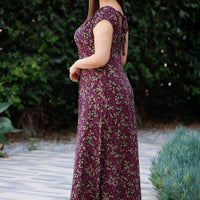 Long Magenta Mini Flowers Veronica Lake