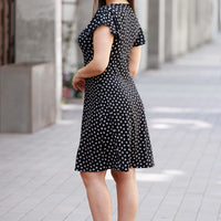Diamond Dots Keyhole Dress