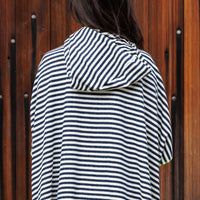 Striped Terry Poncho