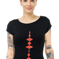 Asawa Silhouettes Cap Sleeve Top