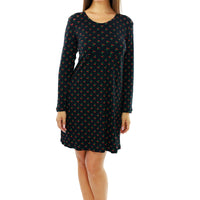 Long-Sleeve Cherry Ziggy Dress