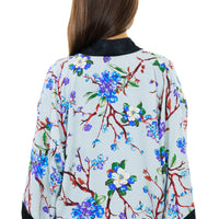 Blue Cherry Blossom Kimono Jacket