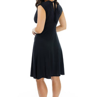 Black Veronica Lake Dress Knee Length Dress