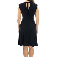 Black Veronica Lake Knee-Length Dress