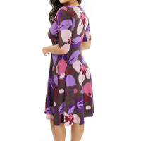 Plum Daisy Cleopatra Dress
