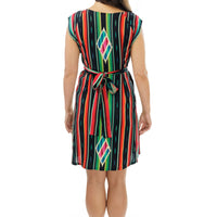 Sonoran Saddle Blanket Belted Dress