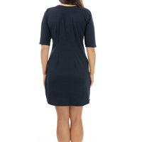 Blue Falling Frames T-Shirt Dress