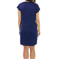 Navy Poppy T-tunic