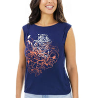 Tiger in the Poppies Tank