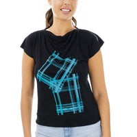 Falling Frames Cowl Top