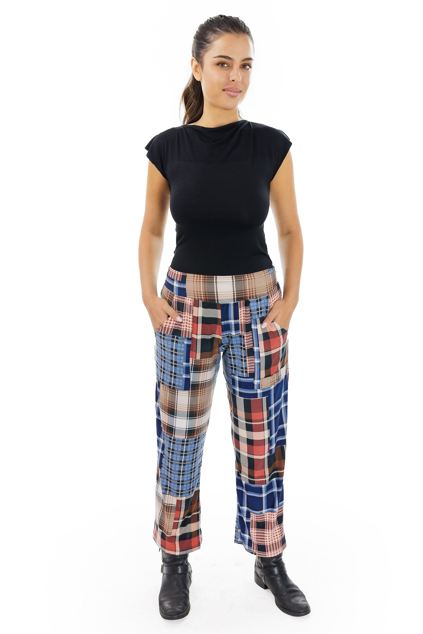 Plaid Patchwork Lounge Pants – Matrushka
