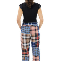 Plaid Patchwork Lounge Pants