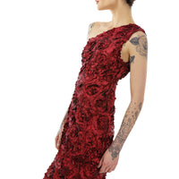 Romantic Rose Taffeta Off The Shoulder Dress