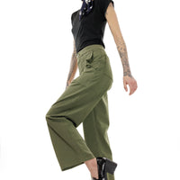 Green Khaki Pocket Pants