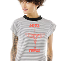 Love Is Power Ribbed Tee