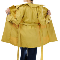 Canary Yellow Trench Coat