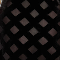 Black Plaid Velvet Veronica Lake Maxi