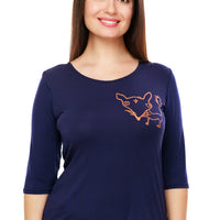 Sweet Foxy 3/4 Sleeve Tee