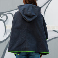 Grey Cotton Poncho