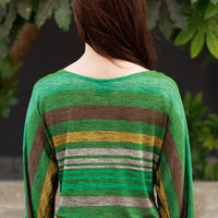 Slinky Green Dolman Top