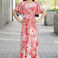 Raining Daisies Scarlet Dress