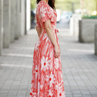 Raining Daisies Scarlet Dress