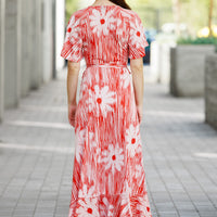Raining Daisies Scarlet Dress