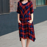 Autumn Plaid Agnes Dress