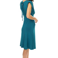 Teal Veronica Lake Dress
