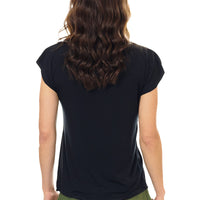 Gears in Motion Cowl Neck Top