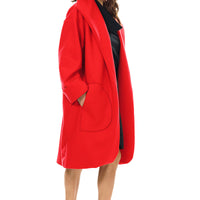 Red Wool Buffalo Coat