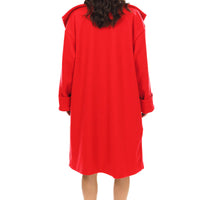 Red Wool Buffalo Coat