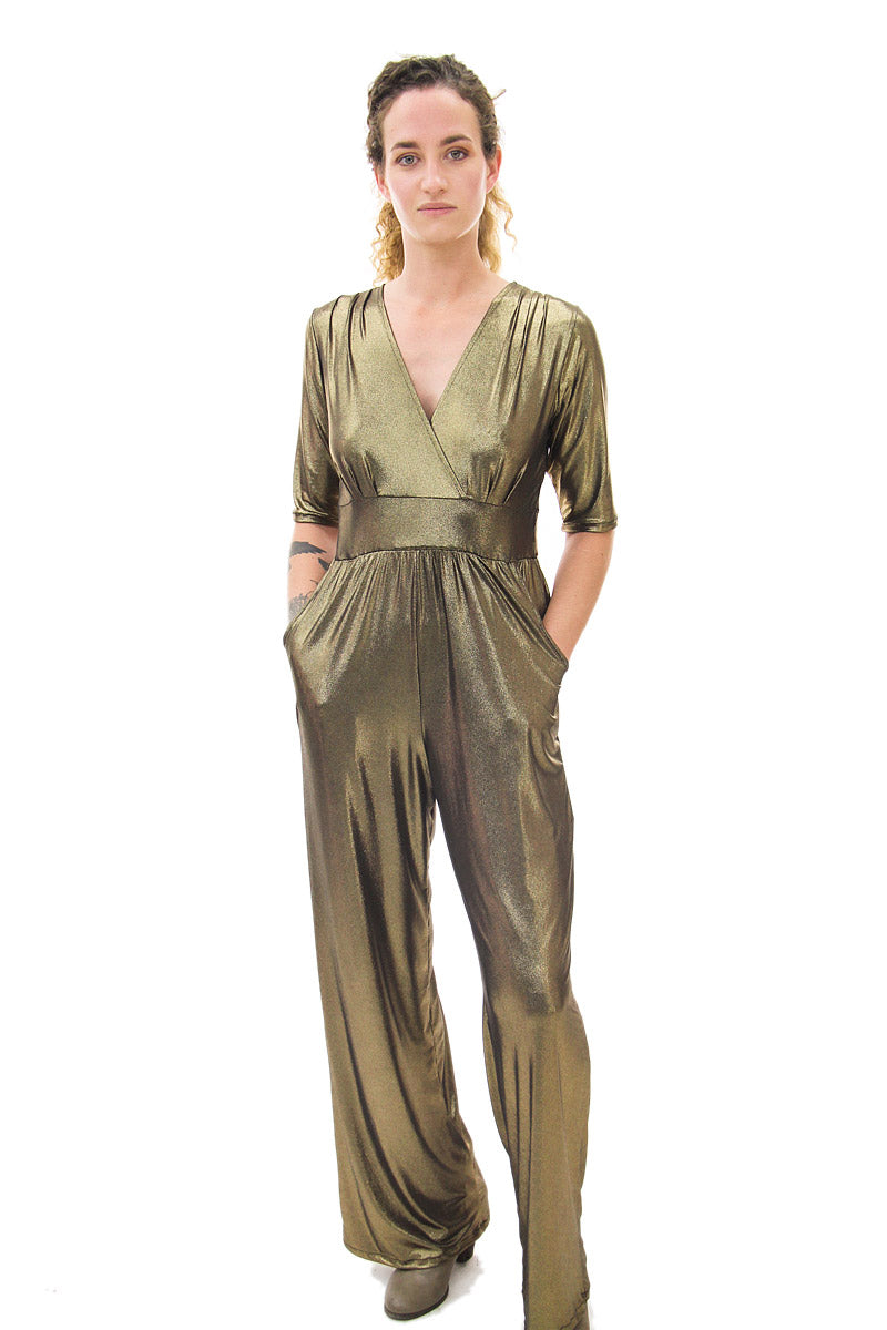 Gold Cleo Jumpsuit – Matrushka