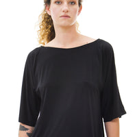 Black Dolman Sleeve Top