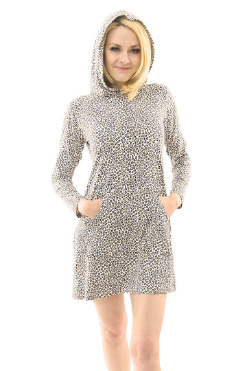Baby Cheetah Hoodie Dress