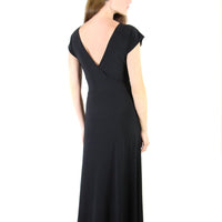 Black Veronica Lake Maxi Dress