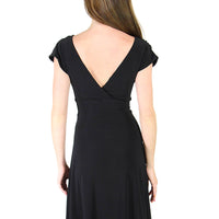 Black Veronica Lake Dress Knee Length Dress
