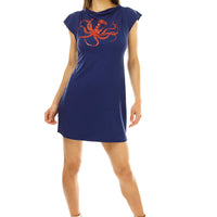 Navy Octopus T-shirt tunic