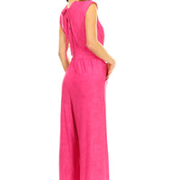 Magenta Veronica Lake Jumpsuit