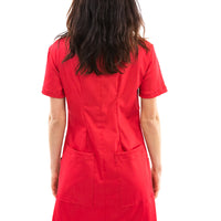 Red Coverall Dress