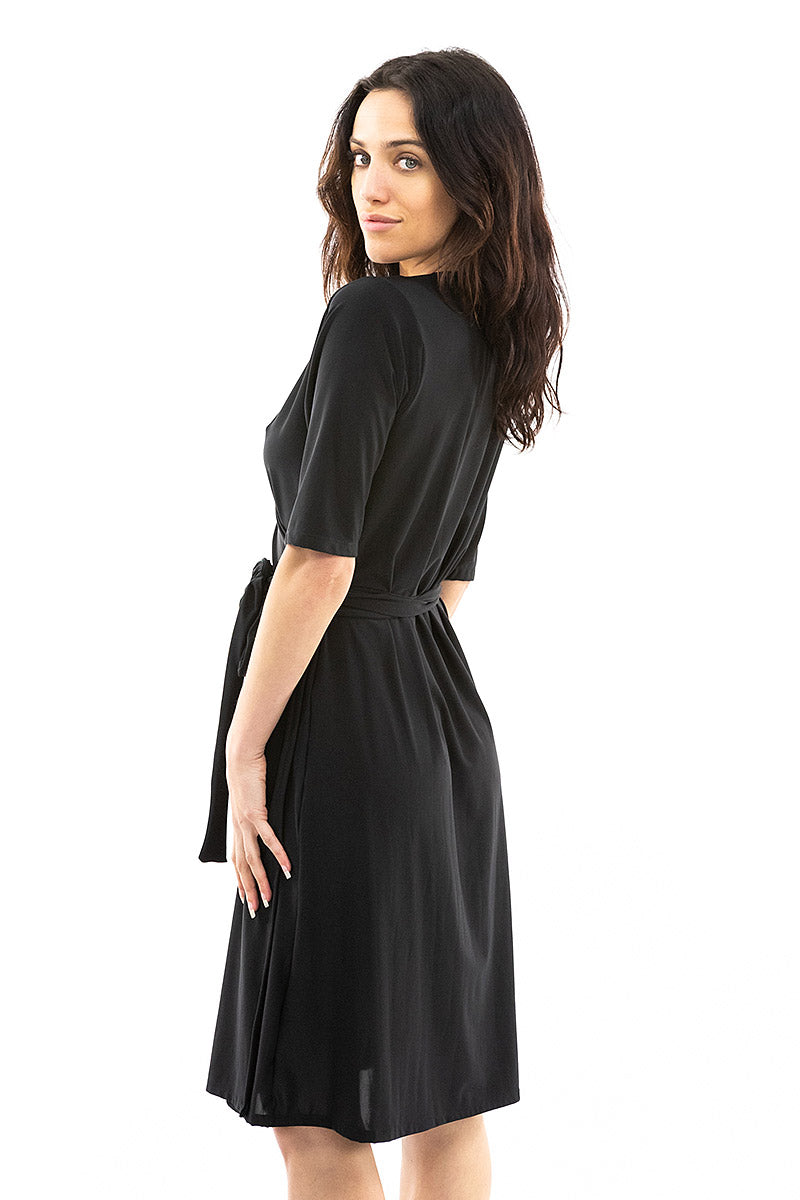 Classic Black Wrap Dress M (8 - 10) Classic Black Wrap Dress M (8 - 10)