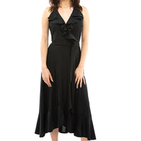 Black Scarlet Halter Dress